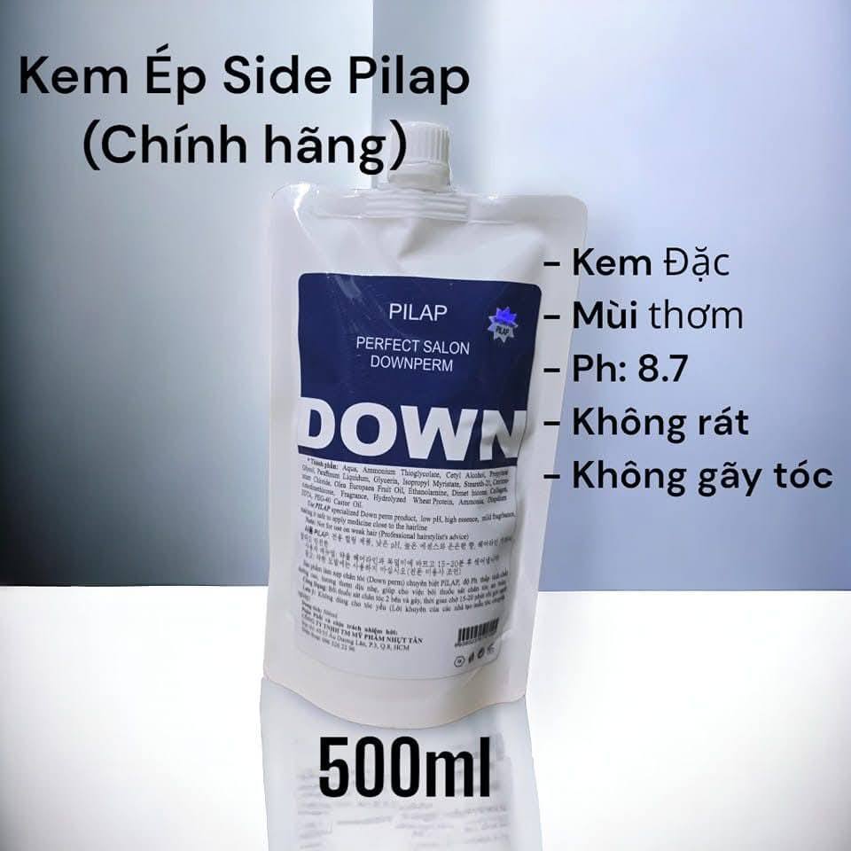 Ép side DOWN PERM 500ml KEM ÉP SIDE TÓC MÙI THƠM - Mùi thơm dịu nhẹ độ PH thấp tinh chất dưỡng cao