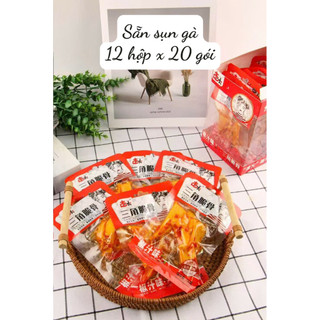 Combo 10 gói Sụn Gà Tam Giác Giòn Sần Sật Thơm Ngon Tê Cay Đủ Vị (Đồ ăn vặt tê cay)