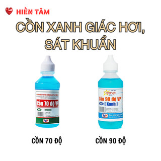 Cồn xanh 70, 90 độ Vĩnh Phúc 60ml (lốc 10 chai)