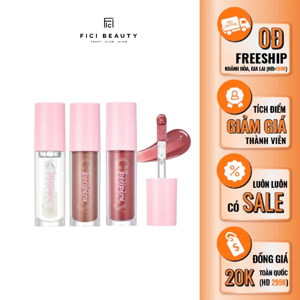 Son Tint Bóng Peripera Ink Glasting Lip Gloss