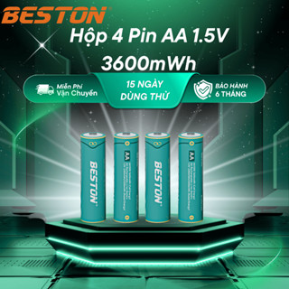 Hộp 4 Pin sạc 2A 1.5V Lithium Beston - AA - 3600mWh, Hộp Sạc M7036 AA 1.5V  pin đồ chơi, pin máy ảnh