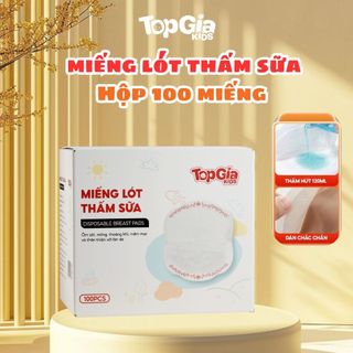  Miếng lót thấm sữa Topgiakids 5 lớp thấm hút mềm mại an toàn tự nhiên cho mẹ  100 miếng  