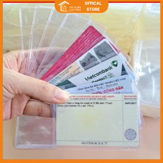 Set 5 Chiếc Bọc Thẻ Căn Cước, Bọc Thẻ ATM, Name Card Trong Suốt Chống Trầy Xước Hàng Chất Lượng