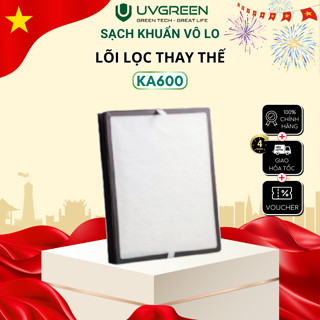 Màng Lọc HEPA H13 Diệt Khuẩn Cho Máy Lọc Không Khí UVGREEN KA600 FT - Bộ Lọc 3 Lớp, Loại Bỏ 99,97% Bụi Mịn