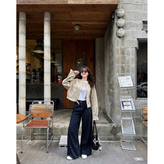   NEW SẴN  Áo kaki cổ dựng thêu ngựa hàng 2 lớp hàng QC 2660 