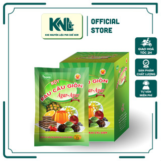  Hoàng Yến bột rau câu giòn Agar - Dùng làm thạch rau câu giòn 