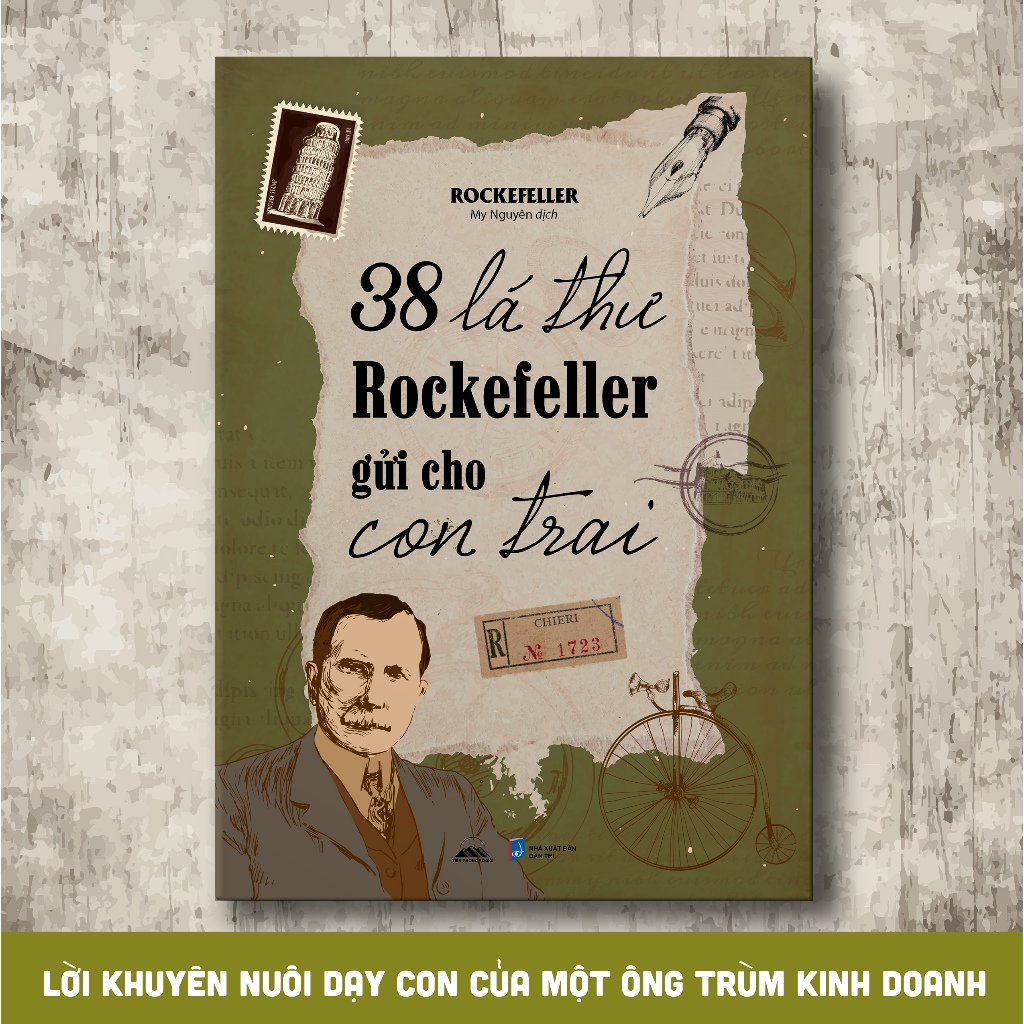 Sách - 38 Lá Thư Rockefeller Gửi Cho Con Trai - NXB Dân Trí