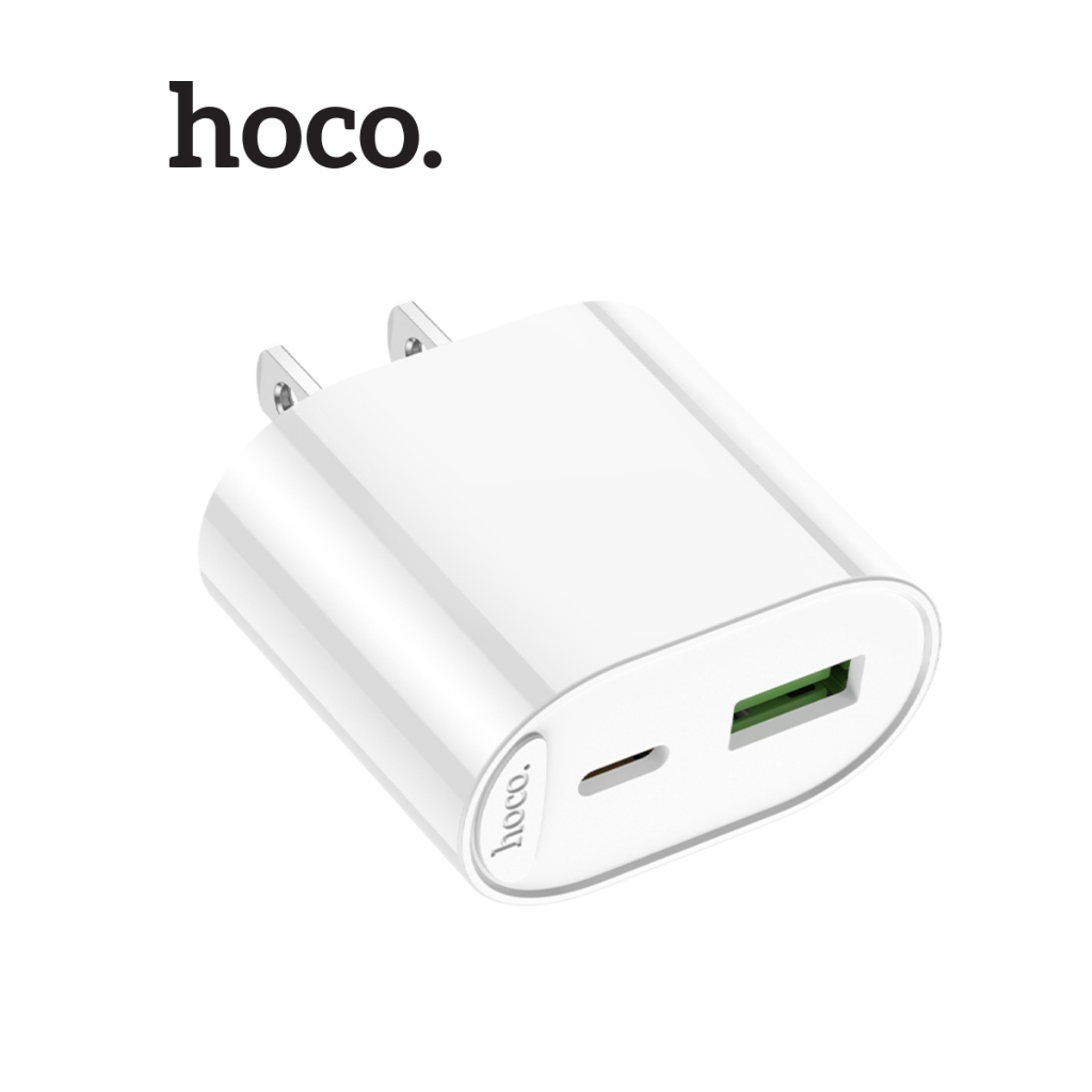 Củ Sạc Nhanh Hoco C109 / C109A PD20W 1 cổng USB và 1 cổng Type-C, chân cắm tiêu chuẩn | BigBuy360 - bigbuy360.vn
