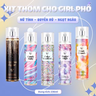 Xịt thơm bodymist 236ml hương thơm cá tính, quyến rũ, ngọt ngào,dịu dàng, dễ chịu, thích hợp đi chơi, đi học...