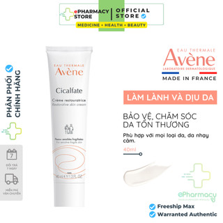  Kem phục hồi Avene Cicalfate làm lành sẹo và cấp ẩm cho da Avene Cicalfate Restorative Skin Cream 40ml  lancosme  