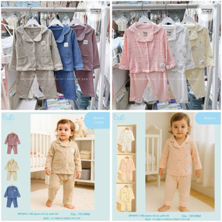 [ Baru ] Bộ dài tay Pyzama Baru cho bé trai bé gái