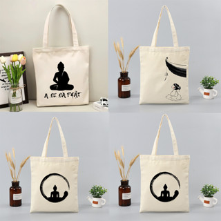 Túi tote vải canvas túi phật giáo đựng vừa A4 kích thước 35x40cm tota1155