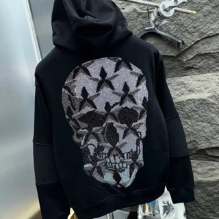 Áo Khoác Hoodie Kim Tuyến Đầu Lâu - Áo Khoác Nam Nữ Philip Boy Phố #2025