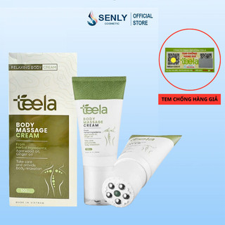 Kem massge Teela, kem massge cổ vai gáy Teela, kem massage body mẹ bầu, mẹ sau sinh 100ml
