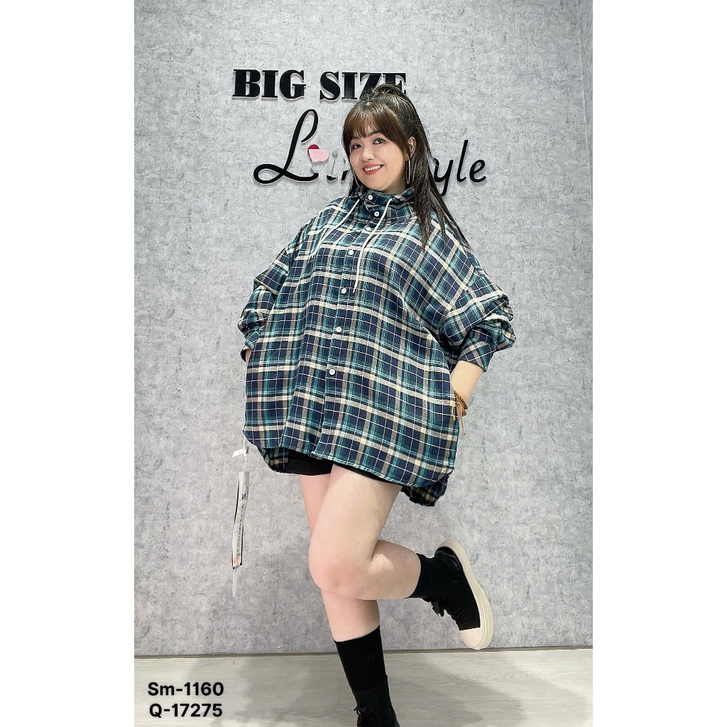 SALE - [70-110kg] Áo sơ mi BIGSIZE QCCC OVS SIZE ĐẠI FD from  nón CR - 1160