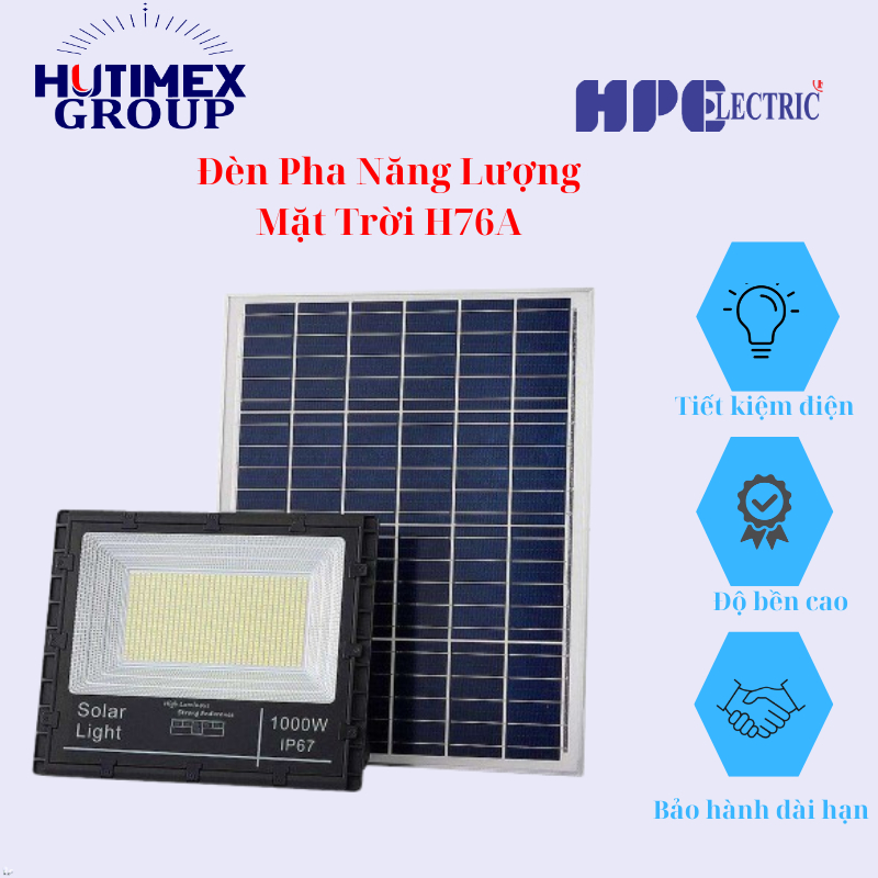 ( BẢO HÀNH 3 NĂM - Đèn Pha Năng Lượng Măt Trời  100w, 200w,300w,500w, 1000w IP68  )