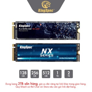  Ổ cứng SSD KingSpec M2 NVMe Gen3x4   M2 SATA    NE   NX   NT Series    - Hàng Chính Hãng 