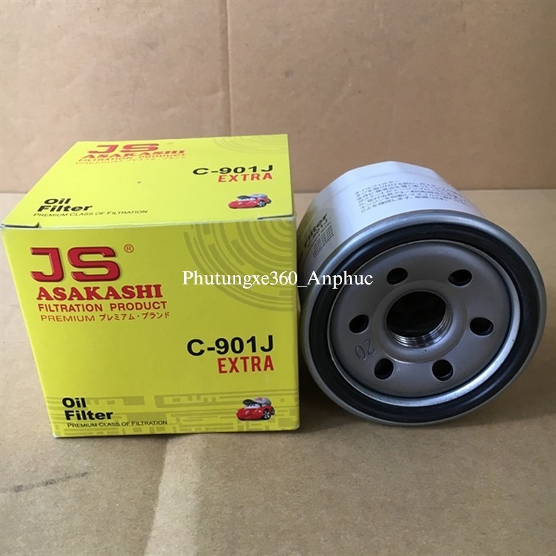 Lọc nhớt cao cấp Morning, Picanto, Rio, Carens, Pride...JS Asakashi C901J /26300-03001, 26300-02501