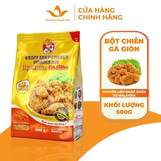  Bột chiên gà giòn KFC All in One Túi 500G - Nguyên liệu thượng hạng Hương Vị Đậm Đà Không Ngấm Dầu 