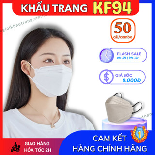   FREESHIP  Combo 40 cái khẩu trang KF94 4 lớp được sản xuất theo công nghệ Hàn Quốc 