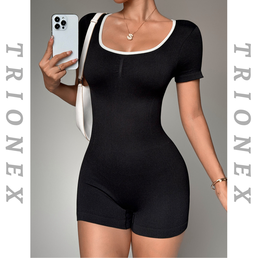 [K181] Set bộ tập thể thao TRIONEX, Jumpsuit Nữ Sang Chảnh, Khoét Lưng Tập Gym,Yoga | BigBuy360 - bigbuy360.vn
