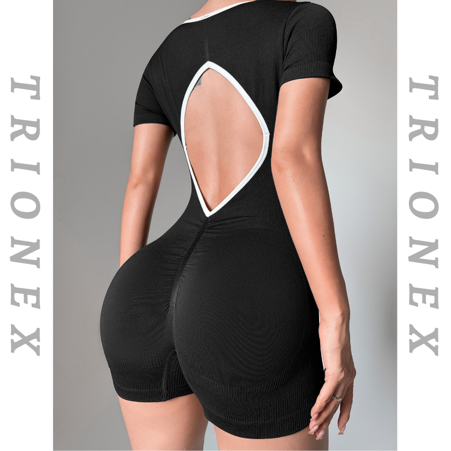 [K181] Set bộ tập thể thao TRIONEX, Jumpsuit Nữ Sang Chảnh, Khoét Lưng Tập Gym,Yoga | BigBuy360 - bigbuy360.vn