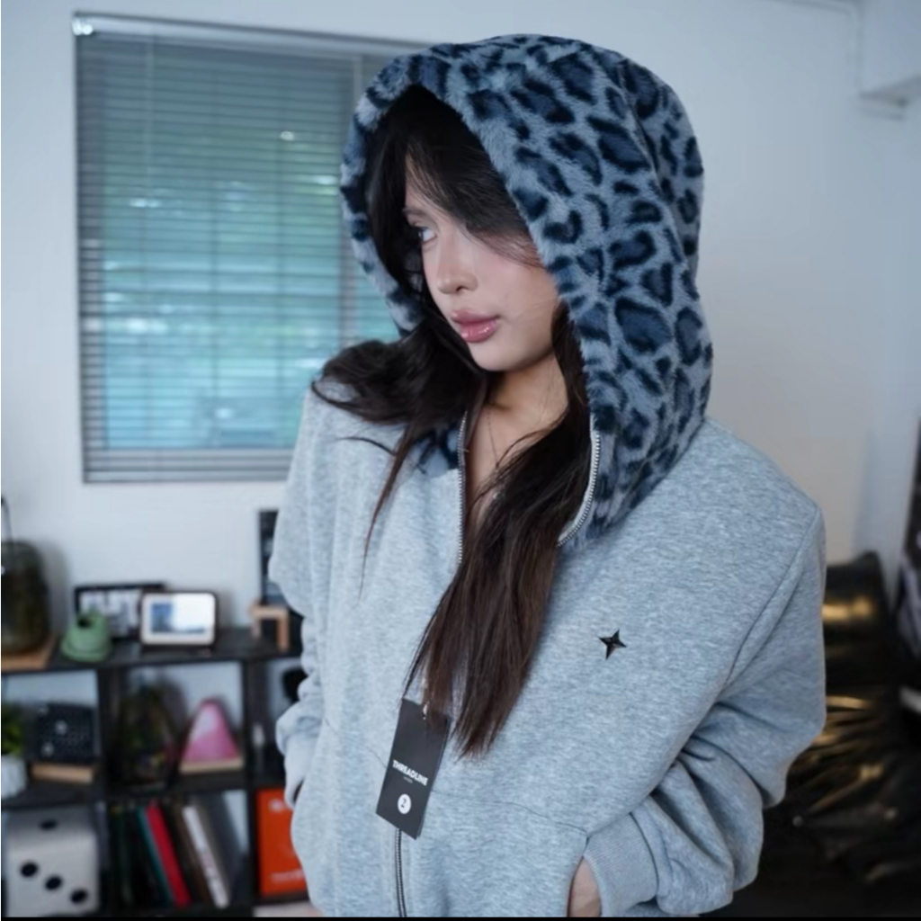 Hoodie Zip Threadline form boxy độn vai | BigBuy360 - bigbuy360.vn