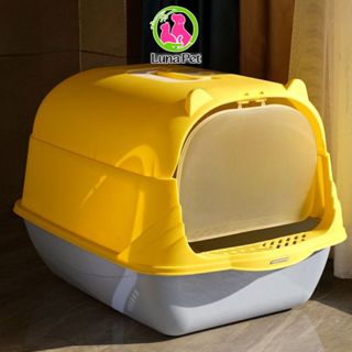 Nhà vệ sinh cho mèo 7kg cửa 2 chiều LunaPet NVS05 - Khay vệ sinh cho mèo có nắp đậy giá rẻ