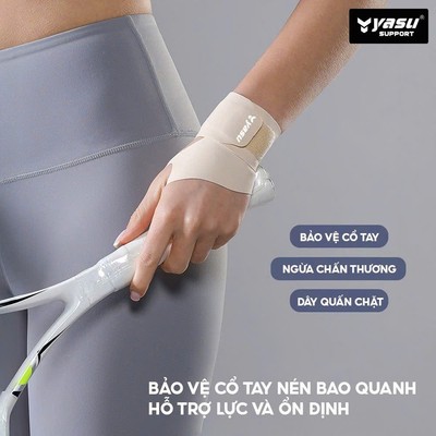 Băng Cổ Tay Pickleball,Tennis,Cầu Lông dành cho Nam và Nữ chất liệu siêu co dãn thoáng khí Yasu 6418