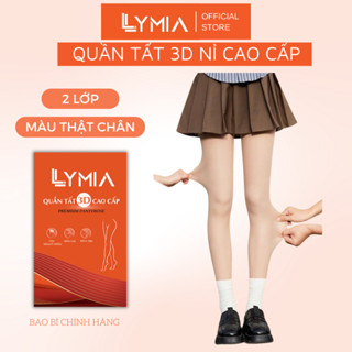 Quần tất nữ 3D LYMIA lót nỉ màu da 2 lớp dày giữ nhiệt ấm cao cấp màu đông QT23