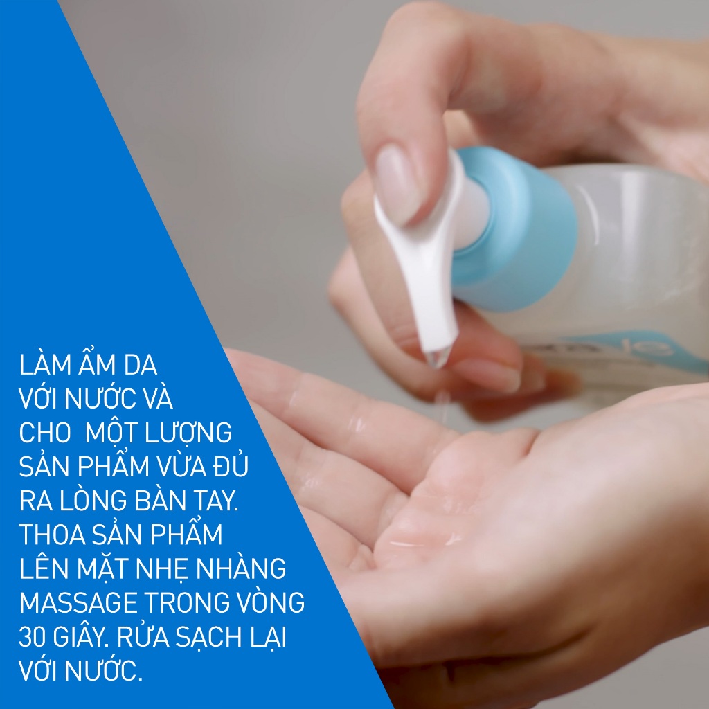 Sữa rửa mặt làm sạch da, loại bỏ dầu thừa và tẩy tế bào chết dịu nhẹ không gây khô da CeraVe SA Smoothing Cleanser 236ML | BigBuy360 - bigbuy360.vn