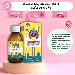 [✨XANH XỊT 285K] Bộ Canxi Bestical & D3K2 LineaBon Cho Bé – Bổ Sung Canxi, Vitamin D3 K2 MK7, Tăng Cường Phát Triển