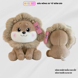  Gấu Bông Con Sư Tử Bờm Dài Lông Mềm Mại Làm Quà Tặng Cho Bé Trẻ Em Ngày Sinh Nhật Noel 