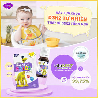 [✨XANH XỊT 285K] Bộ Canxi Bestical & D3K2 LineaBon Cho Bé – Bổ Sung Canxi, Vitamin D3 K2 MK7, Tăng Cường Phát Triển