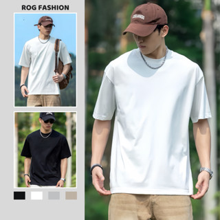  Áo thun nam ROG FASHION cotton coolmax tay ngắn Cao Cấp Áo phông basic nam compact phiên bản Premium chống nhăn AP00 
