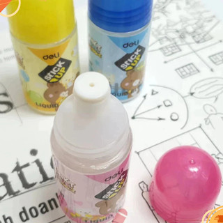 Combo 5 Chai Hồ nước, keo nước dán giấy 35ml Deli - E7301