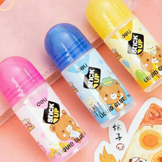 Combo 5 Chai Hồ nước, keo nước dán giấy 35ml Deli - E7301