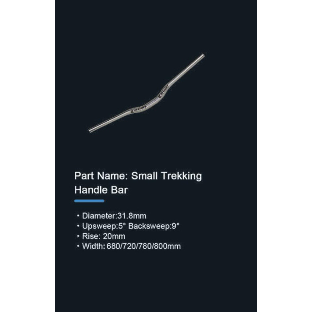 Ghi đông xe đạp titanium MTB chính hãng HiLight