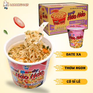 Thùng 24 ly mì Handy Hảo Hảo chua cay 67g tiện lợi - Lamansu 24/7