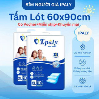Tấm lót người già, phụ nữ đi sinh Ipaly XL10 (60x90cm) rộng rãi tiện dụng