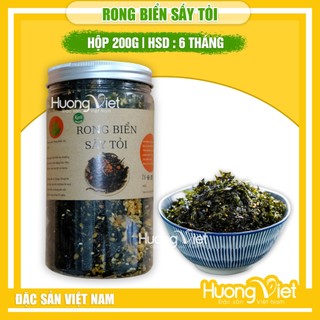 Rong biển cháy tỏi mè cao cấp giòn thơm đậm đà vị 200G, mứt rong biển sấy khô, đồ ăn vặt Sài Gòn, đặc sản Sài Gòn
