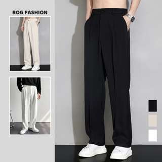 Quần Tây Nam Ống Suông Cạp Chun 2 Bên, Quần Âu Nam Hách Dáng Vải Cotton Hàn Co Dãn Nhẹ Thoáng Khí QA01