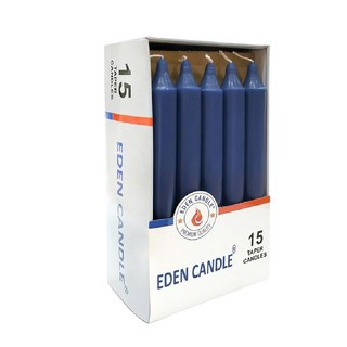 Hộp 15 nến thơm thẳng Eden Candle FTRAMART EDC2317 cao 15cm (Xanh navy)
