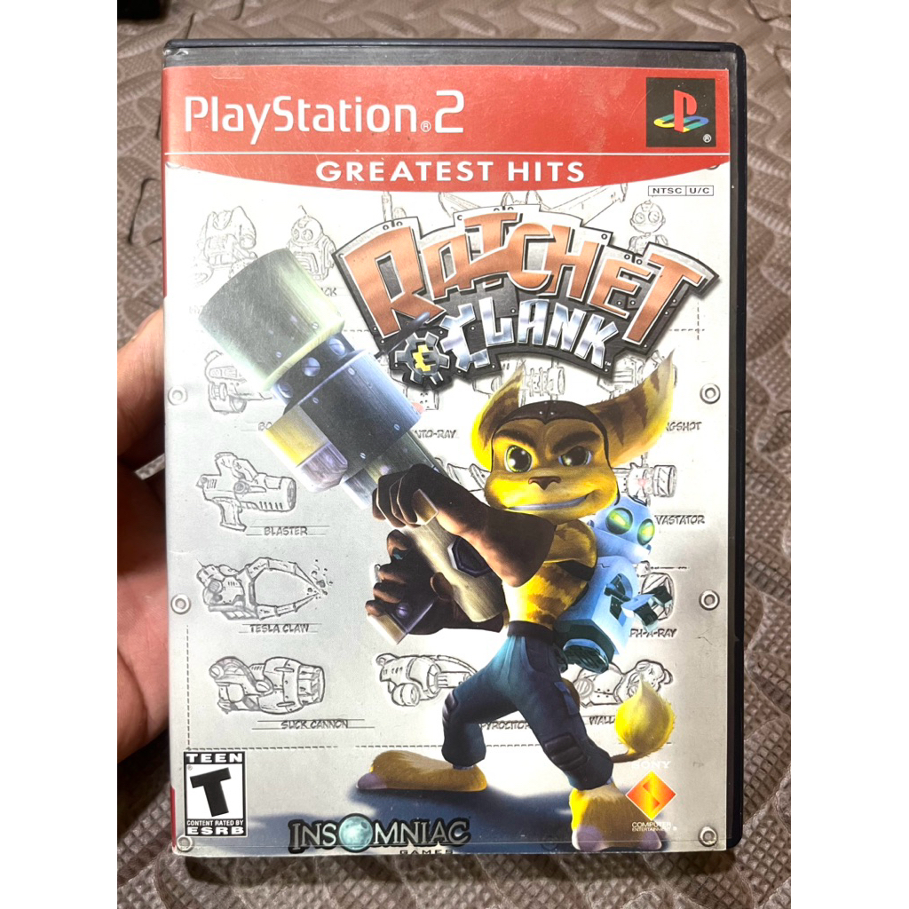 Đĩa game Ps2 Rachet and Clank - Greates hits - NTSC Full box