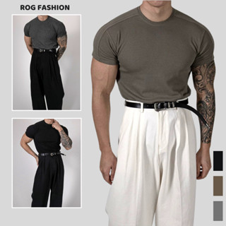  Áo thun thể thao body nam tay ngắn ORICANO ver1 chất liệu thun gân áo sọc gân chất thun lạnh form tôn dáng PL15 