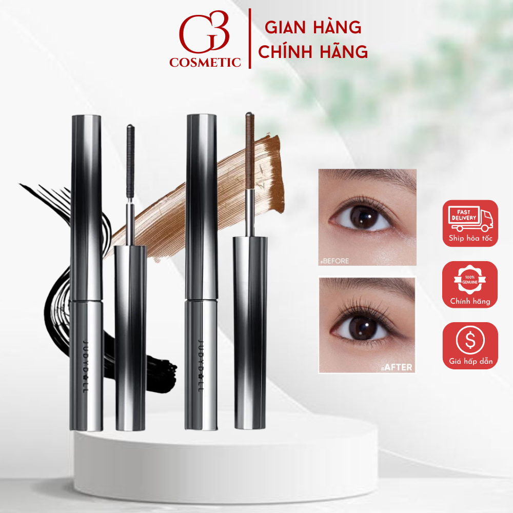 Mascara chuốt mi JUDYDOLL làm dày mi dài mi cong vút lâu trôi 24H chống thấm nước không lem không tr