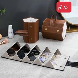 Hộp Đựng Kính Mắt thời trang  Tiện Lợi Nhiều Ngăn Sang Trọng