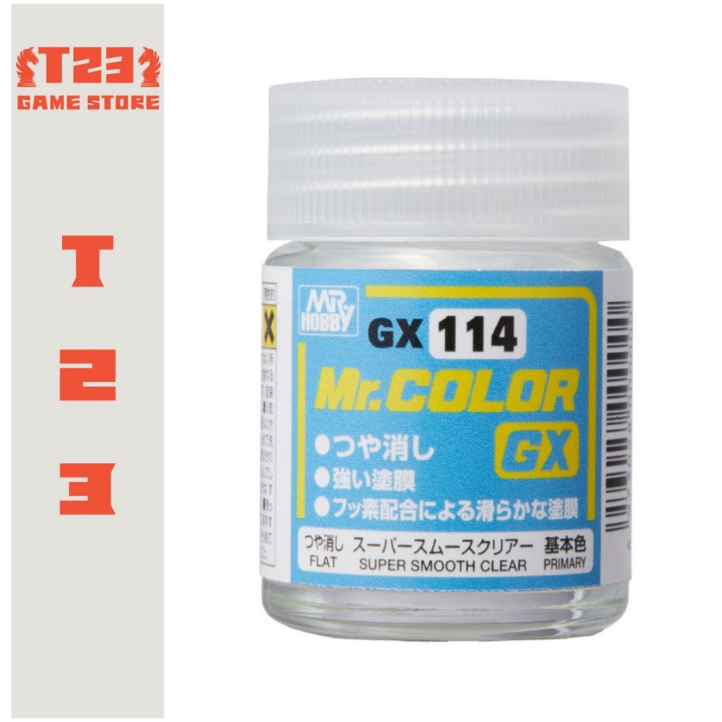 Sơn Topcoat MR. COLOR GX SUPER SMOOTH CLEAR FLAT – CHÍNH HÃNG MR. HOBBY