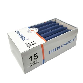 Hộp 15 nến thơm thẳng Eden Candle FTRAMART EDC2317 cao 15cm (Xanh navy)