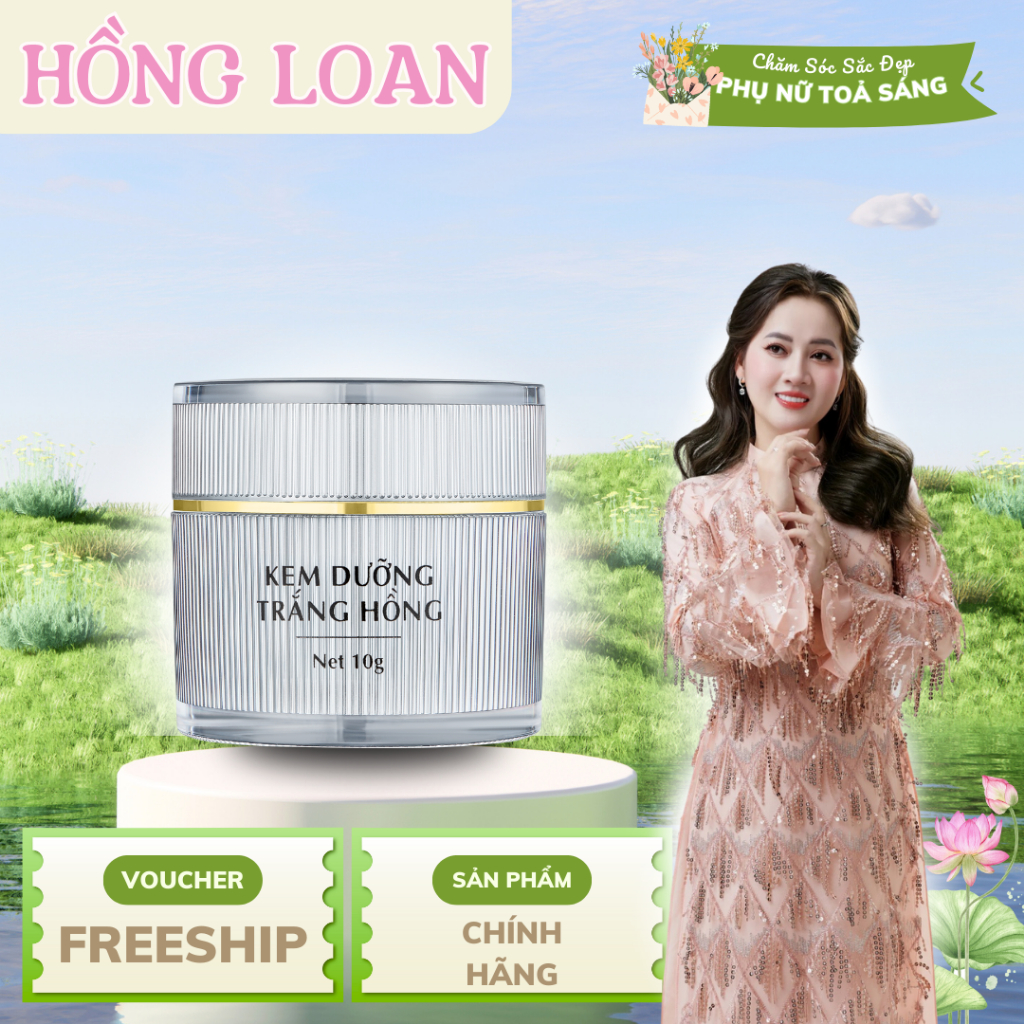 Kem Dưỡng Trắng Hồng Ban Ngày 10G GREENSKIN ORGANIC - Mỹ Phẩm Hồng Loan